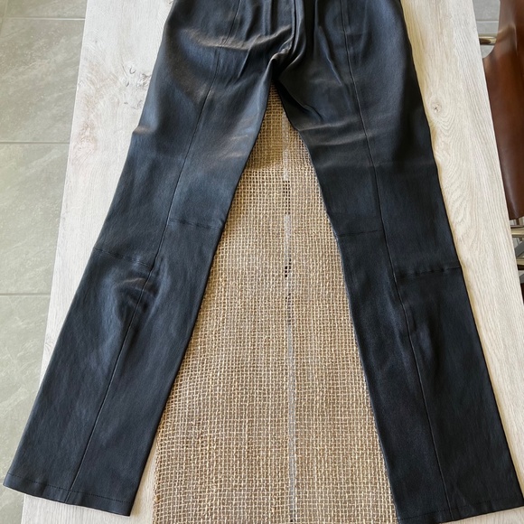 Vince Stretch Leather Leggings | Real Leather | Size M | Quiet Luxury - Picture 2 of 13